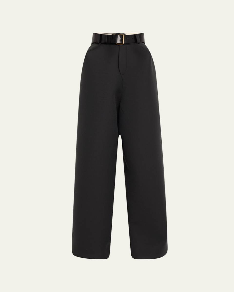 Tailored Wide-Leg Volume Pants